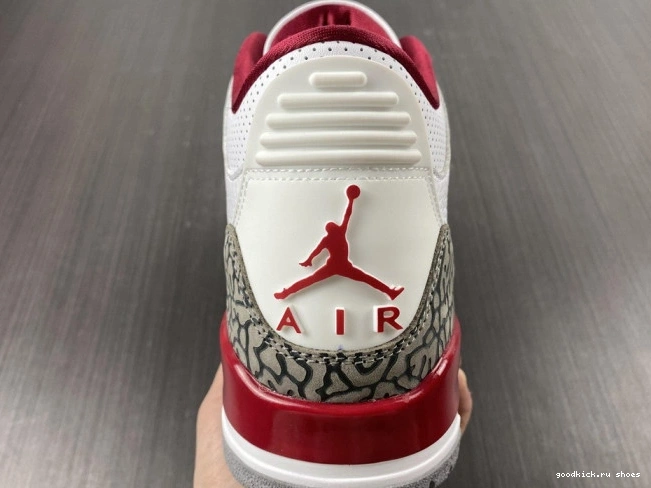CT8532-126 Jordan Retro 3 Cardinal Red 0717
